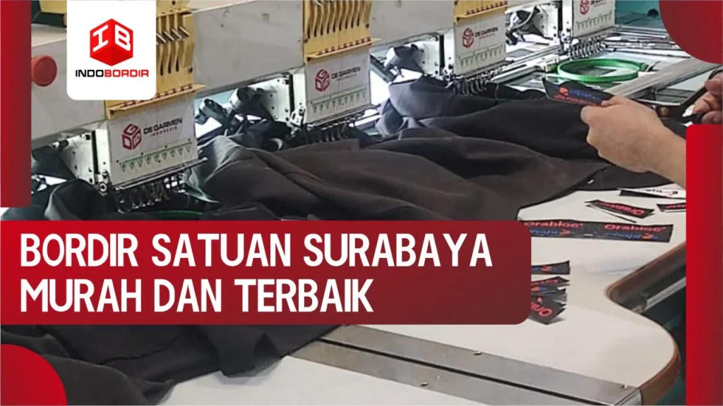 INDO BORDIR - Jasa Bordir Konveksi, Terima Satuan dan Grosir - Indo