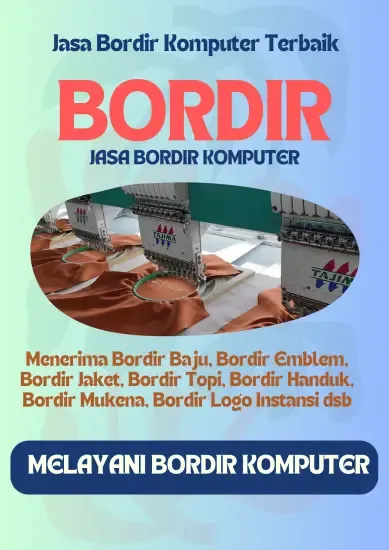 jasa bordir komputer terdekat di kedungwaringin kab bekasi