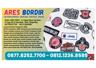 FAQ Seputar Jasa Bordir Komputer Satuan di Bogor