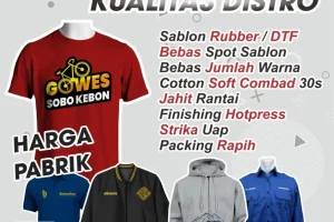 Konveksi Baju Oblong Bordir Murah Berkualitas