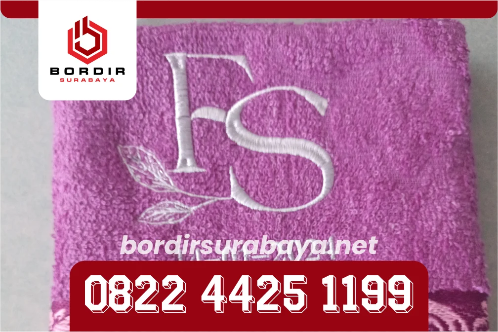 0822.4425.1199 Jasa Bordir Handuk Custom di Surabaya