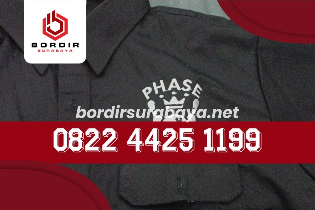 0822.4425.1199 Jasa Bordir Satuan Mojokerto Tercepat & Murah