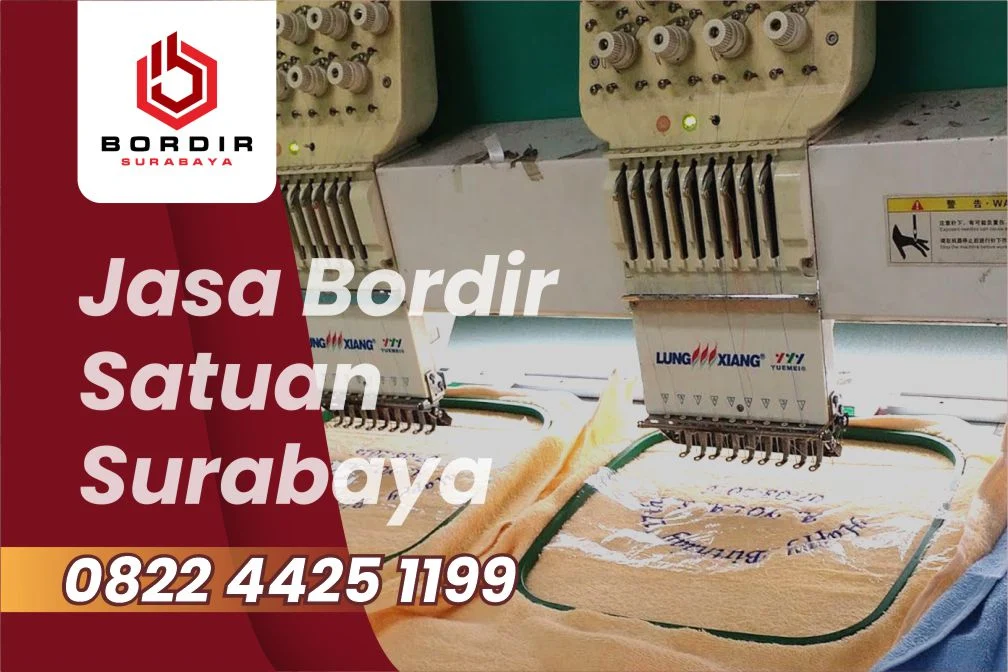 0822.4425.1199 Jasa Bordir Satuan Termurah di Surabaya