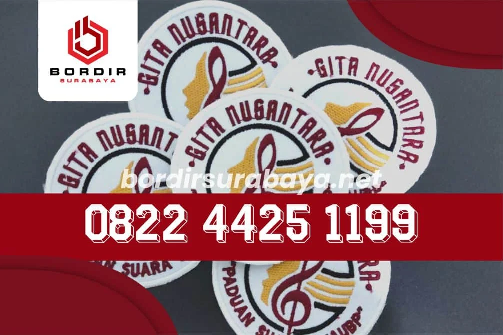 0822.4425.1199 Pusatnya Jasa Bordir Logo Surabaya Murah - Bordir Surabaya