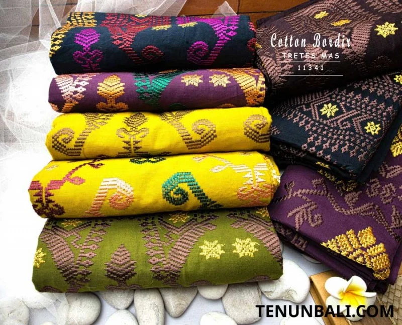 Kain Songket Bordir Bali - Whatsapp 081999114482