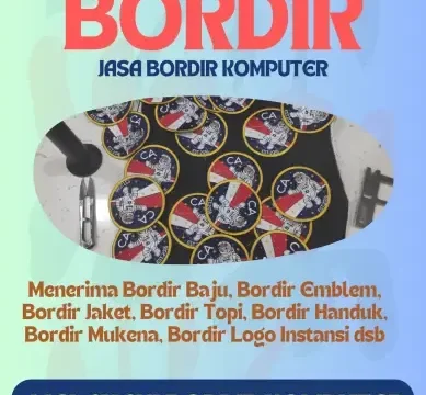 Jasa Bordir Komputer Satuan Depok – Solusi Praktis & Berkualitas