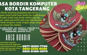 Jasa Bordir Komputer Tangerang – Solusi Praktis & Kreatif untuk Semua Kebutuhan