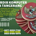 Jasa Bordir Komputer Kota Tangerang: Solusi Praktis untuk Kebutuhan Anda