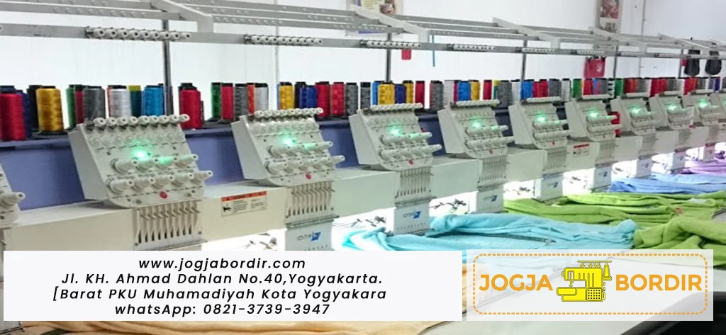 Proses Pemesanan Jasa Bordir Komputer Satuan di Yogyakarta