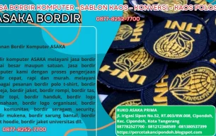 Jasa Bordir Komputer di Tangerang – Solusi Praktis untuk Kebutuhan Anda