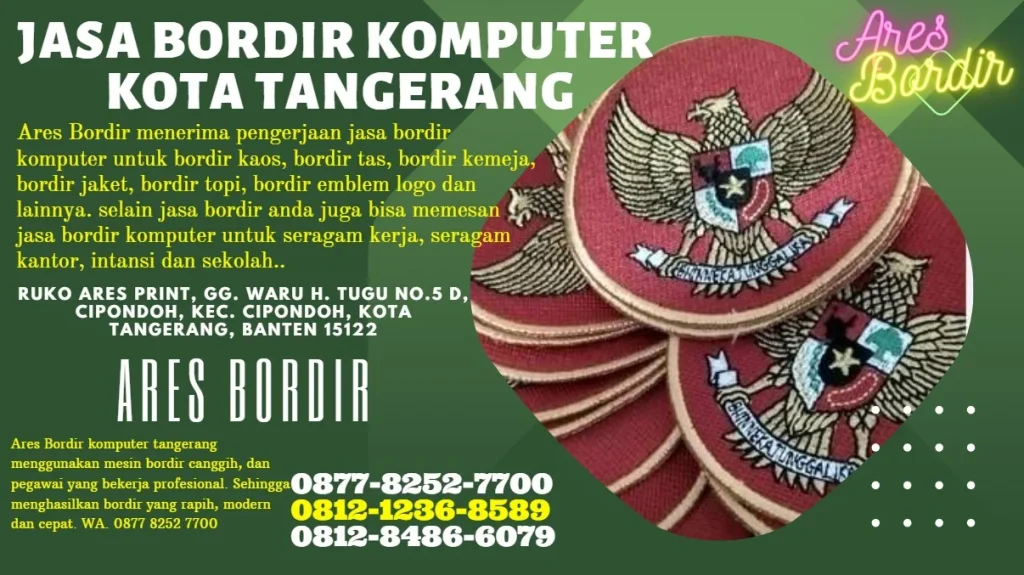 Manfaat Jangka Panjang Menggunakan Jasa Bordir Komputer di Tangerang