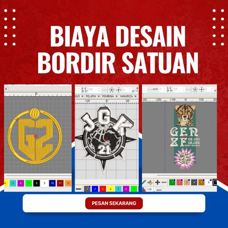 Proses Kerja Jasa Bordir Satuan Bandung: Dari Desain hingga Pengiriman