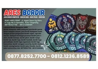 Proses Kerja Jasa Bordir Satuan Terdekat