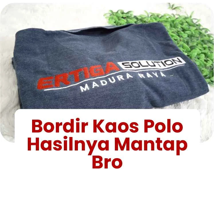 Contoh Produk Konveksi Bordir Label Baju Surabaya Murah Berkualitas