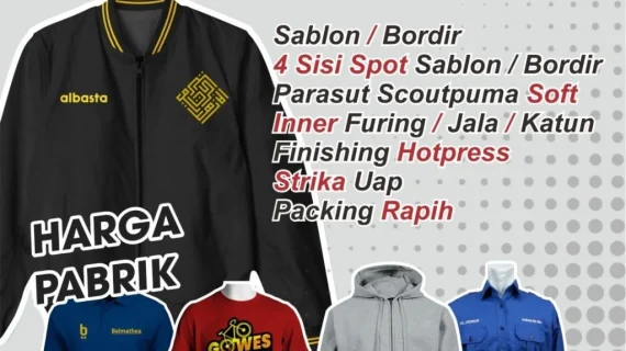 Konveksi Tempat Bordir Baju di Yogyakarta Murah Berkualitas