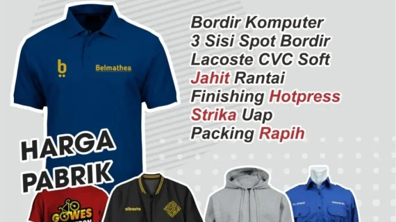 Konveksi Bordir Baju Samarinda Murah Berkualitas